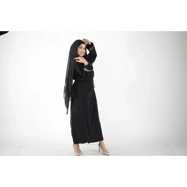 abaya-noir-croisée-shams