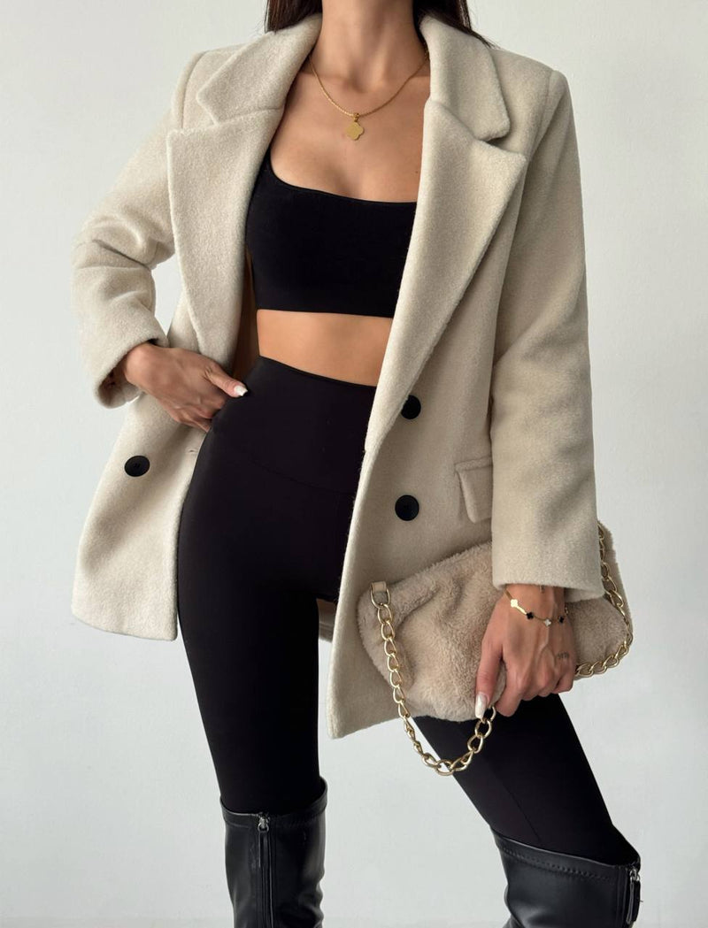 BLAZER_BLANC_FOURRURE_SYNTHETIQUE