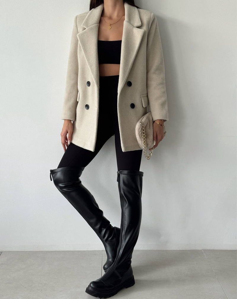 BLAZER_BLANC_FOURRURE_SYNTHETIQUE