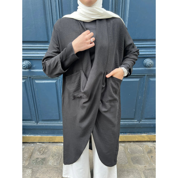 TUNIQUE_CROISE_SHAMS_NOIR