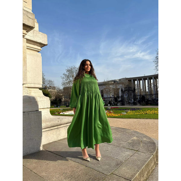 robe-verte-longue-shams