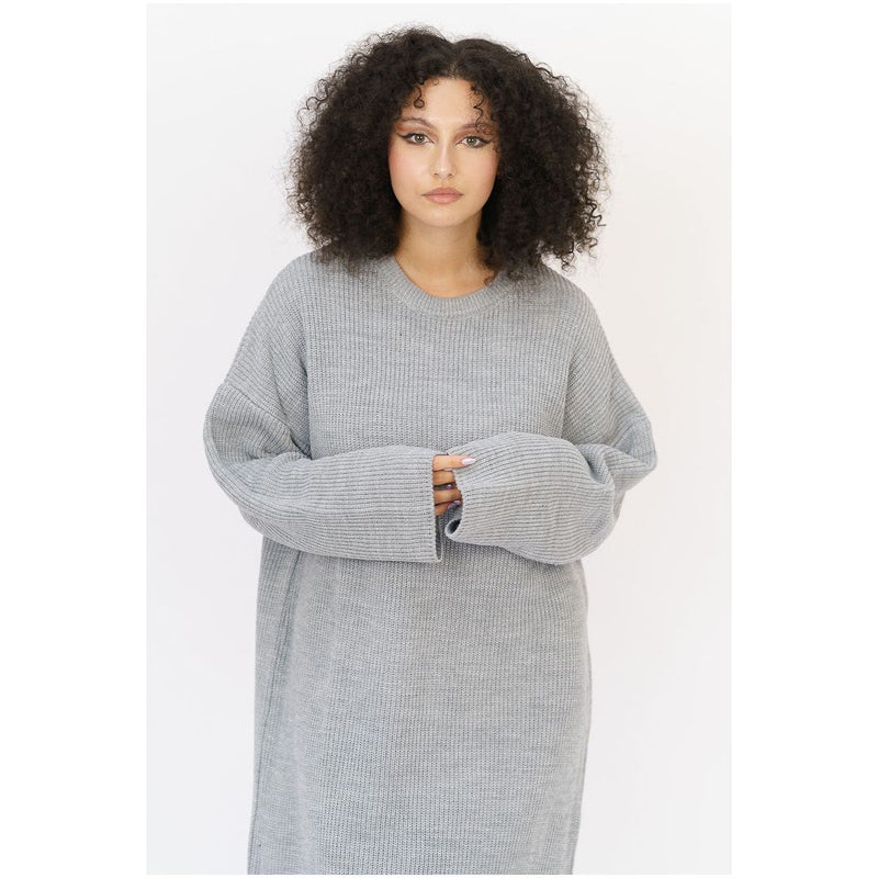 robe-longue-grise-maille-shams