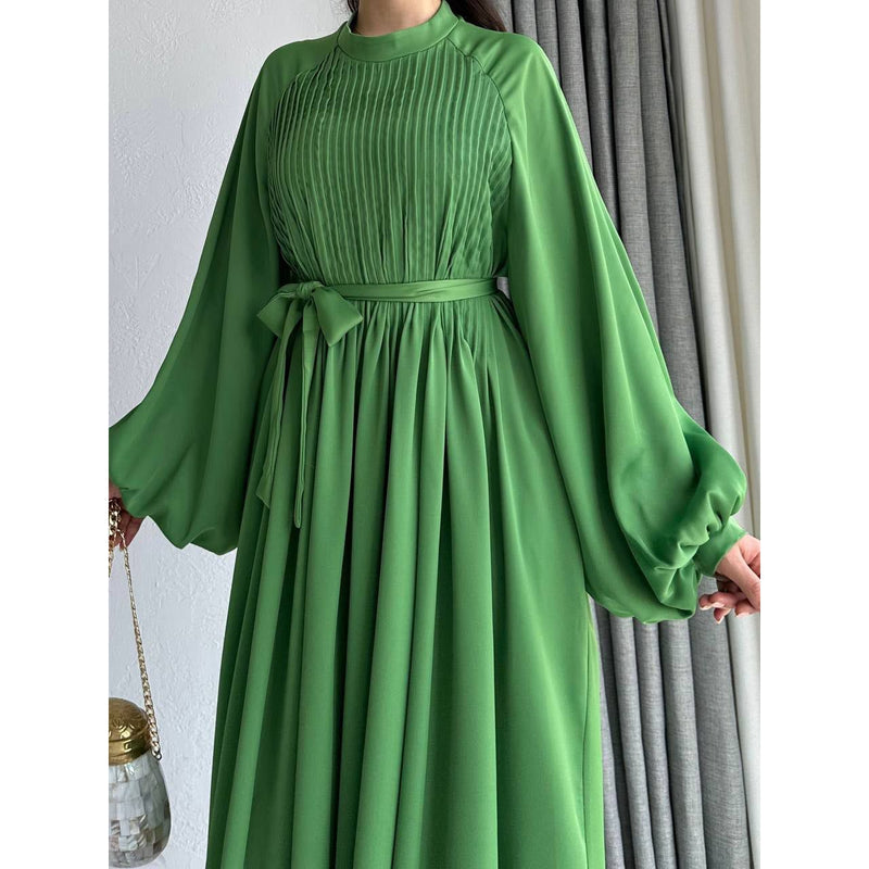 robe-verte-longue-shams