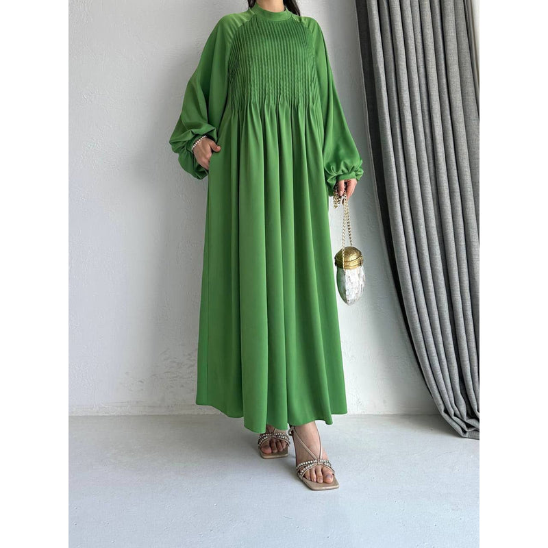 robe-verte-longue-shams