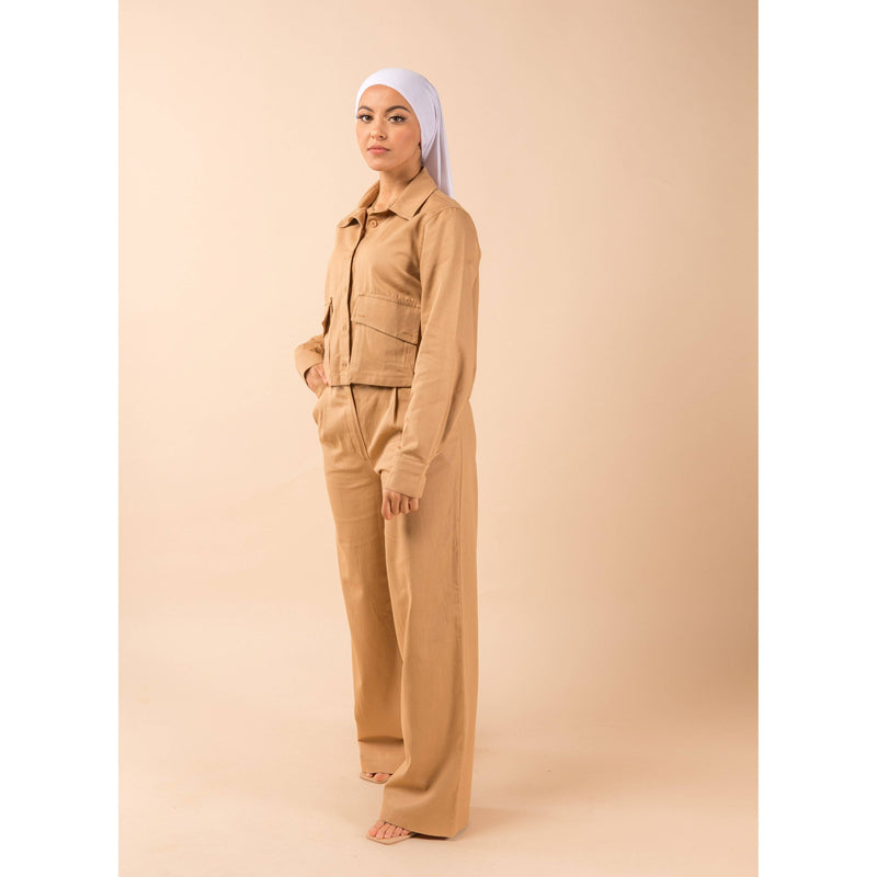 Veste Courte Neyla Camel