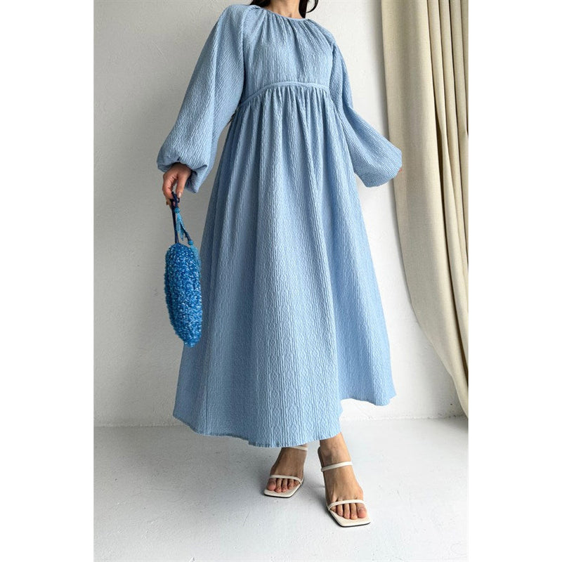 robe-longue-bleu-dresswithshams