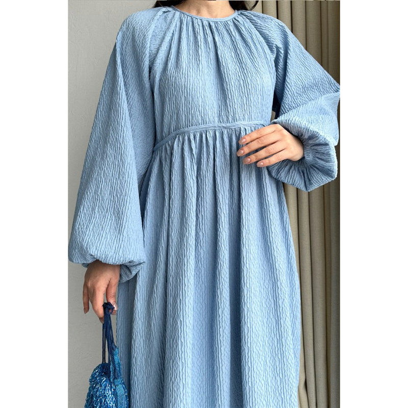 robe-longue-bleu-dresswithshams