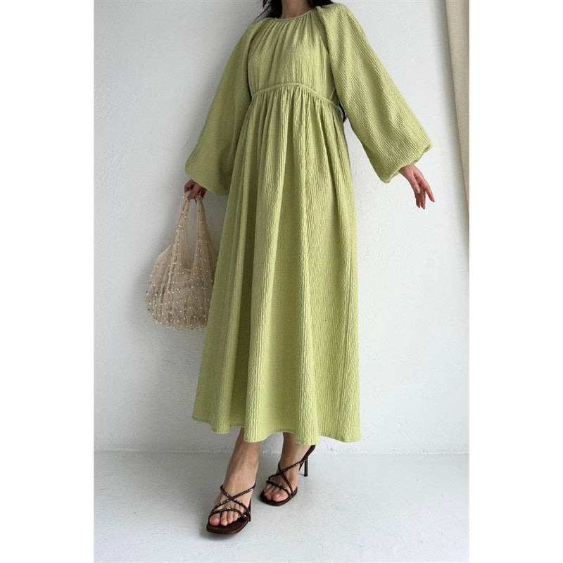 robe-longue-verte-dresswithshams
